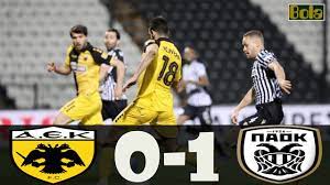 Aek Paok 0 1 Stigmiotypa Kypello Elladas 7 04 2021 Youtube
