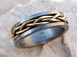 Black And Silver Wedding Rings For Men Mens Wedding Band Viking Celtic Wedding Ring Gold Braided Etsy In 2020 Black Sterling Silver Ring Black Rings Mens Wedding Bands