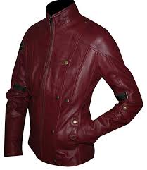 Amazon Com Guardians Of The Galaxy Starlord Women 39 S Synthetic Leather Jacket Clothing Genuine Leather Jackets Jackets Leather Jacket