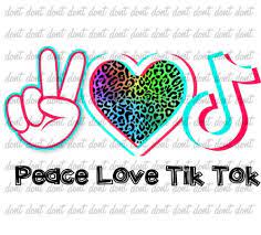Free Free Png Peace Love Tik Tok Svg