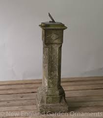 1/2 pedestal plastic mold birdbath sundial stand mould 19h x 5w x 2.75. Antique Sundial Pedestal New England Garden Company
