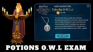 This prepares the student for their exams and helps them understand the results they need to proceed to n.e.w.t. Potions O W L Exam Harry Potter Hogwarts Mystery Gameplay Youtube