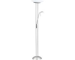 In vielen haushalten wird für die beleuchtung eines. Led Deckenfluter Mit Leseleuchte Dimmbar 23w 2100 Lm 3000 K Warmweiss H 1814 Mm 2 Flammig Nickel Bei Hornbach Kaufen
