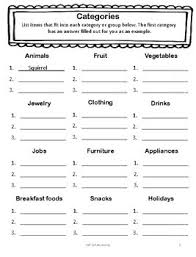 Which facility do you work at? Categories Naming Listing Worksheet Aphasia Dementia Snf Speech Therapy