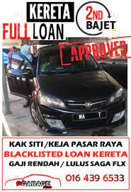 Beli kereta full loan tapi commitment tinggi. Loan Mereka Tak Lepas Sebelumnya