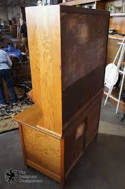 antique oak wilson kitchen cabinet