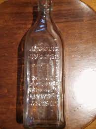 Vintage Johnnie Walker Bottle Very Good Condition Embossed Bottles Bottle Johnnie Walker Antique Glass Bottles