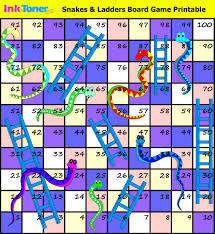 Snakes And Ladders Printable Board Game Inkntoneruk Blog