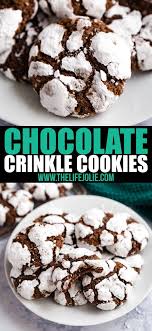This Chocolate Crinkle Cookies Recipe Is A Holiday Family Favorite They Re Deliciou Crinkle Cookies Recipe Chocolate Crinkle Cookies Cookies Recipes Christmas