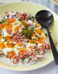 Eiersalat Mit Nordseekrabben Rezept Rezepte Nordseekrabben Und Eiersalat