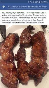 Add the ribs to the air fryer and cook at 375*f for 20 minutes, flipping them after 10 minutes. Barbecue Ribs Air Fryer Dinner Recipes Air Fryer Recipes Healthy Air Fryer Recipes