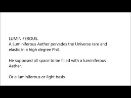Bright sunshine permeated the room. Luminiferous Word In Sentence With Pronunciation Youtube
