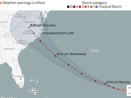 Hurricane Florence Path Where The Storm Is And Where Its
