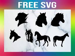Download Free Horse Head Svg Silhouettes