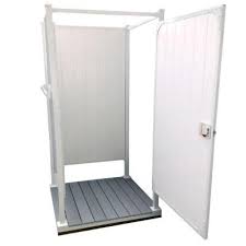 Toddpod 46 In X 46 In X 87 In 3 Sided Single Outdoor Shower Enclosure With White Walls And Grey Decking Kit Tpstp1 Wwgd The Home Depot Outdoor Shower Enclosure Outdoor Shower Shower Enclosure