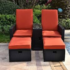 Venetian reclining eucalyptus wood outdoor lounge chair with ottoman. 22 Pieces Of Outdoor Furniture You Ll Actually Get Use Out Of