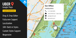 Uber Google Maps For Layers By Nickys Uber Google Maps For Layers100 Built In Styles Uber Google Maps Comes With M Google Maps Wordpress Plugins Business Map