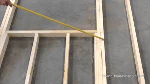 Frame dimensions & structural openings. How To Frame A Window And Door Opening Youtube