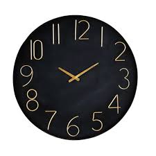 Orologio In Metallo Nero E Dorato Maisons Du Monde Horloge Metal Horloge Maison Du Monde Maison Du Monde