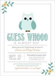 Teal Blue Owl Boy Baby Shower Invitation Boy Baby Shower Invitations Baby Shower Invitations For Boys Owl Baby Shower Invitations Baby Shower Invitations