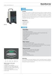 If you want to cut the electric bill, then you should pick the. Dantherm Cdt Data Sheet