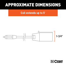 The good news is that curt manufacturing is here to help with their custom vehicle to trailer wiring harness. Curt 5 Electrical Adapter Harness 7 Way Rv Blade Vehicle To 5 Way Flat Trailer 57281 Ron S Toy Shop