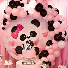 From black and white balloons to black table runners and white flowers, there's no end to the decoration. Buy Black White Pink Balloon Garland Kit Panda Themed Party Supplies 100pcs Latex Balloons For Baby Shower Birthday Wedding Bridal Anniversary Decorations Online In Turkey B0885t1gxw