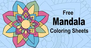 Kids can color them too! Mandala Coloring Pages Printable Coloring Sheets For Kids Adults Patterns Monograms Stencils Diy Projects