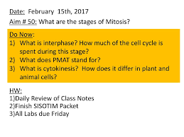 We did not find results for: Aim 50 What Are The Stages Of Mitosis Ppt Download