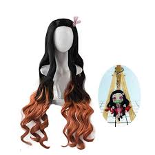 You can easily generate a new forum avatar | profile photo from this wallpaper by visiting it's view page, or using one of the handy buttons below: Amazon Com Anime Kamado Nezuko Cosplay Wig Demon Slayer Kimetsu No Yaiba Costume Long Natural Black Gradient Dark Orange Curly Accessories Women By Ufotable Clothing Shoes Jewelry