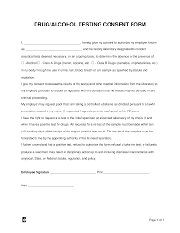 The drug tariff is a perfect example of a system that does not need to be reinvented locally. Free Drug Alcohol Testing Consent Form Word Pdf Eforms