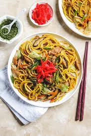 Vegan Yakisoba Japanese Stir Fry Noodles Okonomi Kitchen Recipe Kid Friendly Vegetarian Recipes Yakisoba Recipe Vegan Worcestershire Sauce