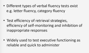 Image result for Verbal Fluency Test