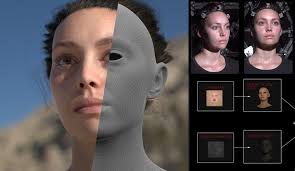 Human Head Model Free Download With Texture Map Texture Mapping Human Head Model