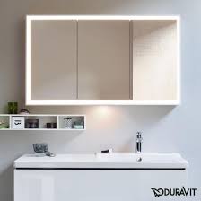 Duravit L Cube Mirror Cabinet With Led Lighting With Washbasin Light Lc755300000 Uv995400000 In 2020 Mirror Cabinets Mirror Cabinet With Light Modern Bathroom Decor