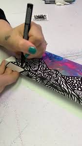 Tiny Mountains Crayonart Melted Drawing Video Hippie Painting Pen Art Drawings Crayola Art