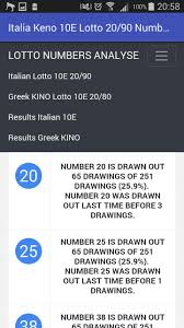 Most importantly, it was italo italia 20 90 disco that helped encourage americans to take on a more. Italian Keno Lotto 10e 20 90 Stats And Analyse Para Android Apk Baixar