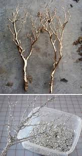 10 Spray Paint Or Sparkle Branches Is A Cheap Way To Set The Scene At A Winter Wedding The Best 31 Diys Diy Wedding Decorations Diy Wedding Wedding Planning