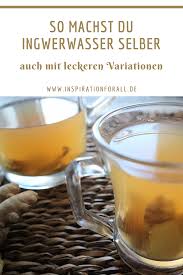 Ingwerwasser Selber Machen Rezept Fur Das Gesunde Getrank Rezept Ingwerwasser Zitrone Abnehmen Rezepte