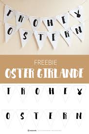 Diy Oster Girlande Basteln Girlanden Basteln Ostern Und Osterideen