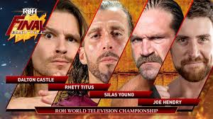 Dalton Castle To Defend World TV Title In Four Corner Survival Match At  Final Battle Against Rhett Titus, Silas Young, Returning Joe Hendry