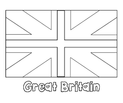 Great Britain Flag Coloring Pages Britain Flag Flag Coloring Pages Great Britain Flag