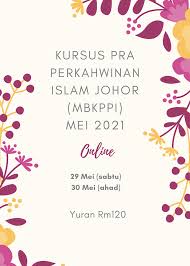 07 2237873 / 07 2239062 emel : Kursus Kahwin Johor Hq Postingan Facebook