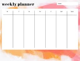 Personalize your calendar up to your requirement with different features we have like including holidays, choosing. Free Printable Weekly Calendars Get Your Week Organized