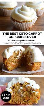Keto Carrot Cupcakes Recipe Keto Dessert Easy Low Carb Carrot Cake Keto Dessert Recipes
