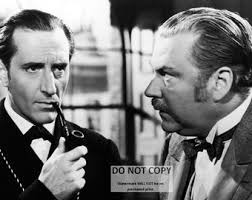 Basil Rathbone & Nigel Bruce Sherlock Holmes Photo Print
