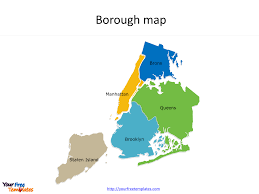 Search and share any place. New York City Map Template Free Powerpoint Template