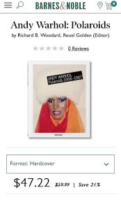 High to low sort by sales rank. Warhol S Polaroids Coffee Table Book From Barnes Noble Barnes And Noble Andy Warhol Polaroids Hardcover