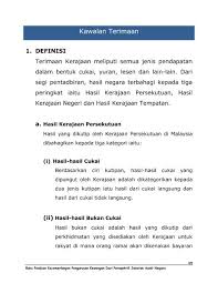 Pajak tidak langsung adalah pajak pungutan wajib yang harus dibayarkan sebagai sumbangan wajib kepada negara yang secara tidak langsung dikenakan kepada wajib pajak seperti cukai rokok dan sebagainya. T Kawalan Terimaan Nre