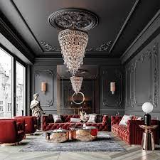 Luxury Lighting To Upscale Your Home In 2021 Dark Home Decor Luxury Living Room Design Luxury Living Room